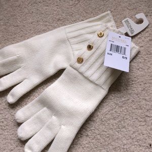 Michael kors Cream colored gloves.  NWT